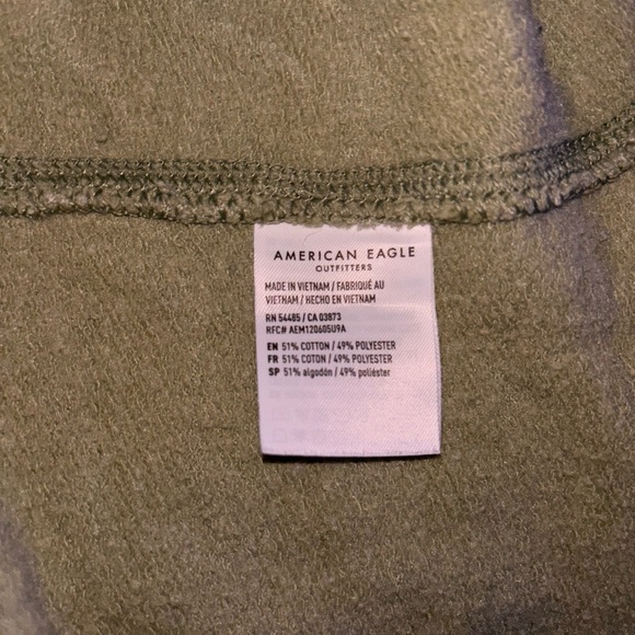 American Eagle Outfitters striped crewneck sweatshirt cropped size s - Picture 4 of 5